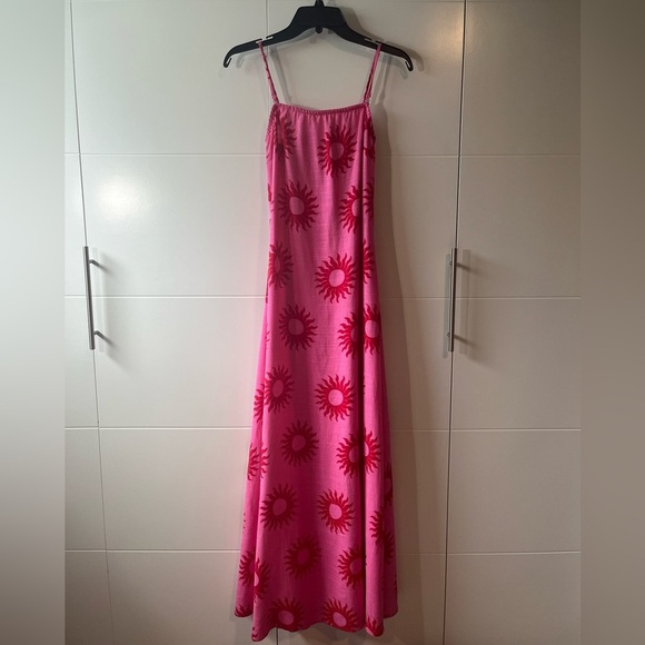 NWT Paper Heart Linen Blend Maxi Dress Size S - Picture 3 of 12